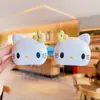 Óculos de sol infantis com tampa flip em formato de desenho animado, óculos de sol de gatinho fofo, óculos de sol polarizados com proteção solar para crianças, atacado