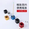 Porta Plumas Metálico Porta Plumas Inserto Pequeño para Plumas Cuadrado Barril Negro para Pluma Base para Cepillos de Dientes de Pareja Porta Cuchillas Papelería para Estudiantes