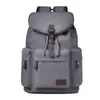 Mochila de Moda para Hombre Tela Oxford Mochila Escolar para Estudiante de Secundaria y Universidad Mochila de Viaje Casual para Hombre Color Sólido Gran Capacidad