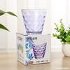 Juego de Seis Piezas Taza Gota de Lluvia Colorida Juego de Dos Piezas Taza Arcoíris Taza de Cristal Juego de Vasos Regalo