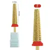 Cabezal de Lijado de Acero de Tungsteno de Alta Calidad Transfronterizo, Cabezal de Lijado Cilíndrico Ultra Largo Bidireccional, Broca Cónica Especial para Eliminación Rápida de Uñas y Broca de Extensión