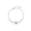 Pulsera de plata de ley S925 de Plutón para mujer, pulsera de lujo ligero, nicho, exquisita, regalo de cumpleaños, San Valentín para novia