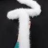 En stock tira de felpa imitación piel de zorro ropa sombreros y accesorios ribete de pelo DIY capa cuello de piel artificial tira de pelo