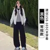 Jeans Retro Americanos Azul Oscuro para Mujer 2026 Primavera y Otoño Nuevos de Cintura Alta Adelgazantes Sueltos Casuales Rectos de Pierna Ancha