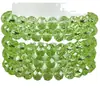 Pulseira de cristal de oliva vidro 6X8MM placa de cálculo joia para combinar com roupas venda quente transfronteiriça comércio exterior
