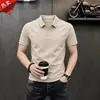 Artículo de Venta CalienteModa de Lujo Ligero2026 Polo de Verano para Hombre Camiseta Casual de Manga Corta Nueva Moda Venta al por Mayor