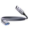 Cable patch USB transfronterizo macho a hembra macho a macho cable de extensión para disco duro unidad USB ratón datos de computadora transmisión de alta velocidad