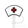 Tampa de Canudo de Silicone Médico de Desenho Animado Transfronteiriço 10mm Conjunto Pontual Copo de Chá de Leite Tampa de Pó Plugue à Prova de Pó Canudo de Borracha Macia