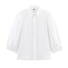 Comércio Exterior Moda Feminina Atacado 2025 Novo Estilo Camisa Bordada com Recortes Luxo Acessível de Alto Padrão + Suspensórios + Conjunto de Saia