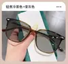 Gafas Fotocromáticas Anti Luz Azul Montura Grande Tendencia Influencer En Vivo Populares Adelgazantes de Rostro Gafas para Miopía Monturas de Prescripción para Estudiantes