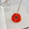 Flor Artificial Margarida Africana de PU, Margarida Gerbera, Decoração de Sala de Estar em Casa, Decoração Suave para Casamento e Hotel, Arranjo de Flores, Venda Quente Transfronteiriça