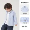 Camisa de Manga Larga para Niños Casual Otoño Nueva Ropa Infantil Camiseta para Niños Pequeños Top Estilo Moderno Primavera y Otoño
