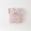 Novo Modelo 2026 Colete de Penas para Menina, Nova Roupa Leve de Penas Padrão Nacional, Jaqueta Colete de Penas de Pato Branco 90%