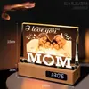 Lámpara de noche de cristal estilo celebridad para dormitorio, decoración, un regalo para niñas, mejores amigas, novias en aniversarios o cumpleaños