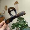Pinza para el pelo estilo coreano, nueva llegada, pinza grande para la cola de ponda de gran altura, pinza para el pelo sencilla, pinza para el pelo con hebilla de lazo de alta gama para mujer.