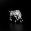 Vaca cobre blanco escritorio pequeños adornos joyería cabeza de vaca mascota de té artesanías hogar decoración de gabinete de vino creativo toro