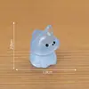 Luz de noche miniatura brillante, figura de cachorro linda y adorable, accesorios de decoración DIY para casa de muñecas, adorno de escritorio en miniatura