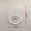Protector de Bombilla Iluminación de Taller Luz de Señalización Lámpara Cubierta de Malla de Alambre de Hierro Luz de Edificio de Fábrica Red Anticolisión Pantalla de Lámpara Antiexplosiva