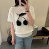 Moda Verano 2026 para Mujer con Diseño de Alta Gama, Elegante y Moderno, Estampado, Cuello Redondo, Mangas Cortas, Versátil