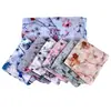 Versión coreana de moda primavera y verano flor de ciruelo algodón Bufanda para mujer al por mayor pañuelo para la cabeza pañuelo chal suministro en stock