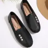 Zapatos casuales cómodos de talla grande para comercio transfronterizo, nuevo otoño 2026, zapatos planos tipo slip-on florales de comercio exterior, zapatos perezosos para mujer