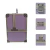 Nueva Caja de Maquillaje Portátil Personalizada al por Mayor con Compartimentos Caja de Almacenamiento de Belleza y Cuidado de la Piel de Tela de PVC