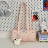 Bolso de Axila Nuevo Estilo Japonés Color Caramelo para Mujer 2025 Nuevo Bolso de Tela de Hombro Único Otoño e Invierno Bolso de Mano Boston Retro