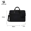 Bolsa para portátil de color liso de 15.6 pulgadas, bolsa para portátil de negocios, maletín de viaje, bolsa cruzada unisex para portátil