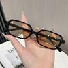 Gafas de Caja Pequeña Lisa de Internet Rojo Pequeño Nerd Sacudir Tono Explosiones Antirradiación Luz Azul Marco para Hombres y Mujeres