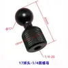 Equipamento fotográfico 20 adaptador de cabeça de bola parafuso parafuso de 1/4 britânico universal braço mágico conversão cabeça de bola suporte parafuso