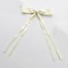 Pinza para el cabello con lazo de cinta dulce, clip para flequillo lateral, pinza sencilla de pico de pato, adorno para la cabeza, popular francés, pinza para el cabello sencilla