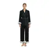 Pijama Feminino Personalizado Comércio Exterior Russo Pijama Nobre e Sexy Roupa de Casa Conjunto de Manga Longa Fábrica