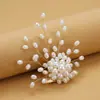 Broche Design de Pena de Trigo Borboleta Pérola Strass Estilo Europeu e Americano Estilo Nicho Transfronteiriço Pino para Blazer Jaqueta Cardigan