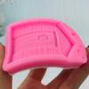 Molde de Silicona para Puerta de Cuento de Hadas Estilo Océano Juguete Molde para Pastel Fondant Caricatura Chocolate Herramienta para Hornear Colgante