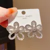 Pendientes de Mariposa de Circonita Estilo Francés, Lujo Ligero, Gama Alta, Pendientes Exquisitos para Mujer, Modernos y Versátiles, Diseño Único