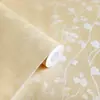Papel pintado de tela autoadhesivo impermeable liso para dormitorio sala de estar PVC lino pegatinas de renovación de dormitorio al por mayor