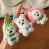 Colgante Labubu Muñeca Linda Regalo Pequeño Cadena Colgante Llavero Creativo de Dibujos Animados Juguete de Peluche Colgante para Mochila