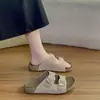 Sandálias Birkenstock Estilo Retro com Solado Grosso para Mulheres, Novo Modelo Verão 2026, Para Uso Externo, Fivela Dupla, Solado Macio, Sandálias Slide Versáteis