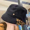 Sombrero de Pescador de Cubo con Estampado de Leopardo Nuevo para Mujer Adulta de Primavera y Otoño Sombrero de Cuenca Sombrero Protector Solar para Exteriores Sombrero de Sombra Coreano