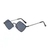 Comercio exterior nuevas gafas de sol de diamantes retro europeas y americanas para hombre de moda personalizadas de metal irregulares para mujer