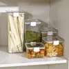 Tarro Sellado a Prueba de Humedad para Cocina Caja de Almacenamiento Doméstica a Prueba de Polvo para Granos Caja de Almacenamiento Transparente a Prueba de Insectos para Té Seco