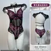 Romance Floral Mar Sexy Lingerie Estilo Francês Puro Desejo Roupa de Peça Única Madura Renda Romântica Transparente Uniforme Sexy A1202