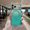 Estuche para Teléfono Móvil 17 Pro Max Aplicable al Comercio Exterior Transfronterizo Carcasa Gradiente de Cobertura Total IMD Multicolores Estuche Protector Magnético Apple