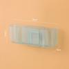 Caja de Almacenamiento para Control Remoto Montada en la Pared, Estante de Almacenamiento para Teléfono Móvil de Noche, Estante de Almacenamiento Multifuncional sin Perforaciones para Artículos Varios, Soporte de Pared