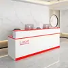 Recepção Balcão de Atendimento Empresa Pintura Balcão de Consultas Simples Moderno Salão de Beleza Loja de Roupas Pequeno Bar Caixa