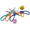 Tijeras de colores frutales al por mayor para uso en oficina, Cortahilos, Tijeras para manualidades para estudiantes, Tijeras con báscula electrochapada, Tijeras pequeñas de metal