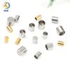 En Stock Acero Inoxidable Cabeza Plana Cubo Cabeza de Serpiente Cadena de Cuerda Broche Tapa Final de Cuerda Hilo Posicionamiento de Cuerda Pulsera DIY Collar