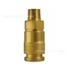 Conector Rápido Três em Um Estilo Europeu Estilo Alemão Estilo Americano Yishang Conector para Pistola de Ar Rosca Externa 1/4 Rosca Externa Conector Fêmea