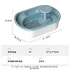 Caja de Baño para Pájaros Loro, Tina de Baño Panorámica Grande para Cacatúas y Periquitos, con Regadera y Sistema de Circulación de Agua
