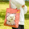 Bolso de hombro para mascotas al por mayor para perros pequeños, bolsa para gatos con cabeza abierta, bolso cruzado para gatos, transpirable y portátil, accesorios para mascotas